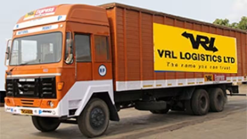 vrl logistics share price today